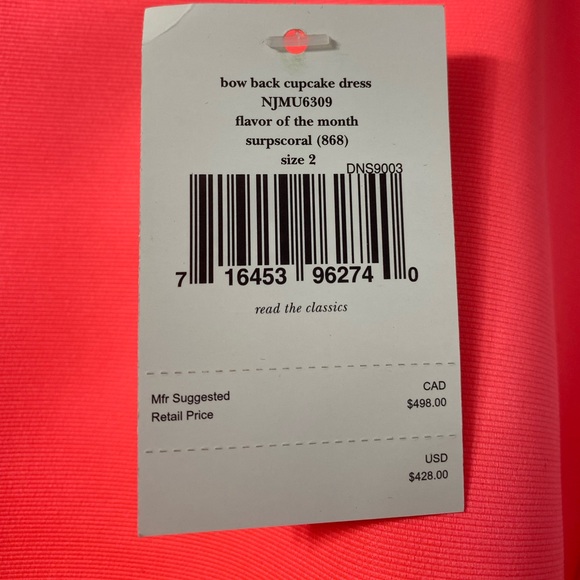 Kate Spade Bow Back Cupcake Dress - Picture 7 of 8